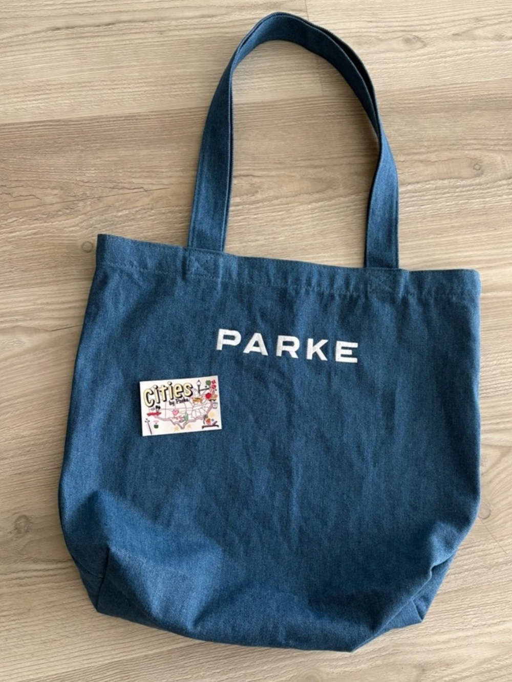 Parke Soft Denim Tote